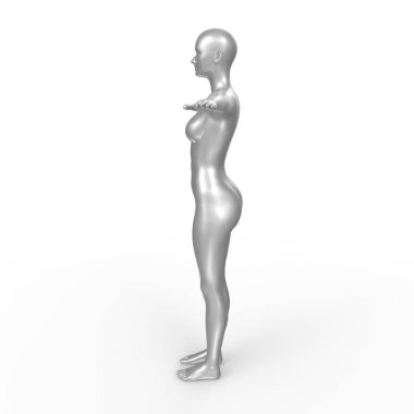 Arka planda izole edilmiş kadın taban örgüsü