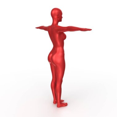 Arka planda izole edilmiş kadın taban örgüsü