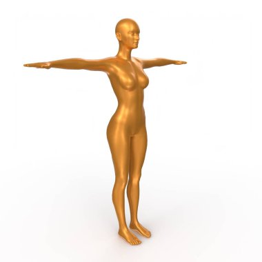 Arka planda izole edilmiş kadın taban örgüsü