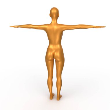 Arka planda izole edilmiş kadın taban örgüsü