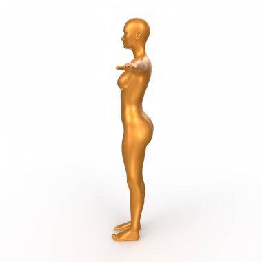 Arka planda izole edilmiş kadın taban örgüsü