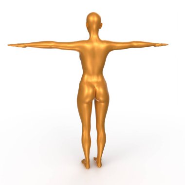 Arka planda izole edilmiş kadın taban örgüsü