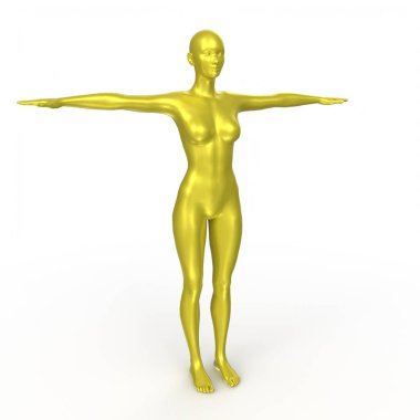 Arka planda izole edilmiş kadın taban örgüsü