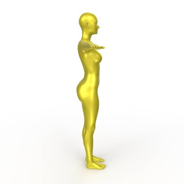 Arka planda izole edilmiş kadın taban örgüsü