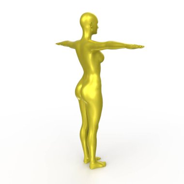 Arka planda izole edilmiş kadın taban örgüsü