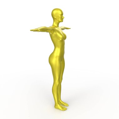 Arka planda izole edilmiş kadın taban örgüsü