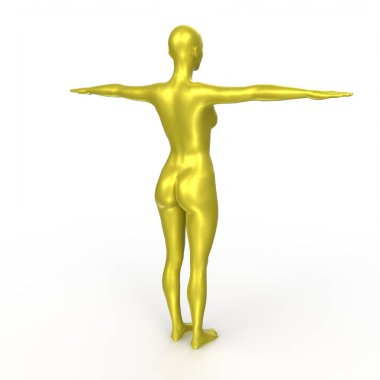 Arka planda izole edilmiş kadın taban örgüsü