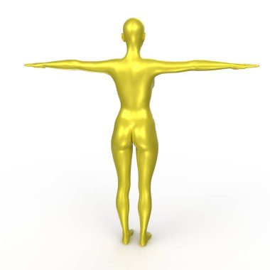 Arka planda izole edilmiş kadın taban örgüsü