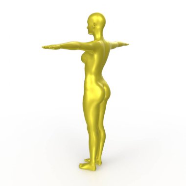 Arka planda izole edilmiş kadın taban örgüsü