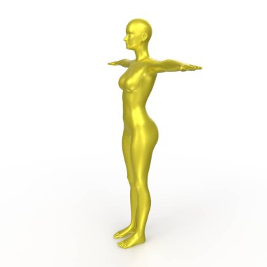 Arka planda izole edilmiş kadın taban örgüsü