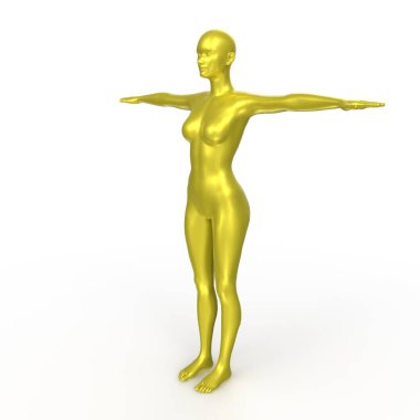 Arka planda izole edilmiş kadın taban örgüsü