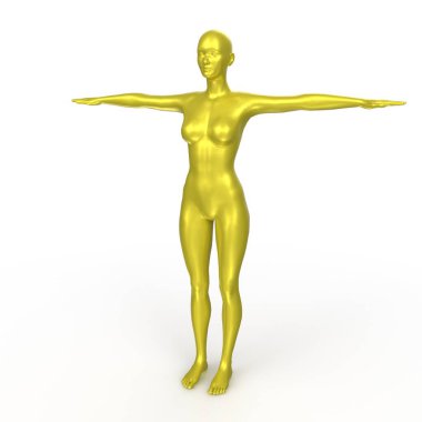 Arka planda izole edilmiş kadın taban örgüsü