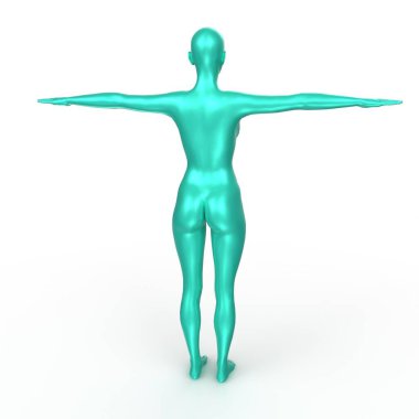 Arka planda izole edilmiş kadın taban örgüsü