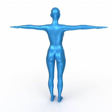 Arka planda izole edilmiş kadın taban örgüsü