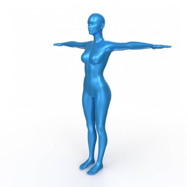 Arka planda izole edilmiş kadın taban örgüsü