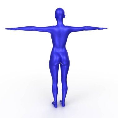 Arka planda izole edilmiş kadın taban örgüsü