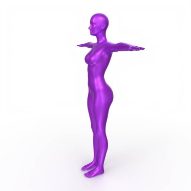 Arka planda izole edilmiş kadın taban örgüsü