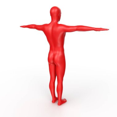 Erkekler arka planda izole edilmiş