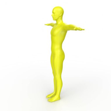 Erkekler arka planda izole edilmiş