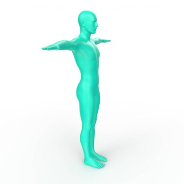 Erkekler arka planda izole edilmiş