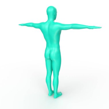 Erkekler arka planda izole edilmiş