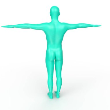 Erkekler arka planda izole edilmiş