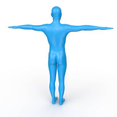 Erkekler arka planda izole edilmiş