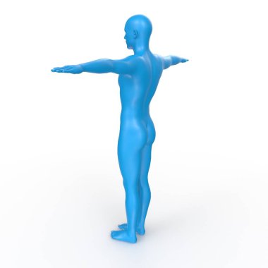 Erkekler arka planda izole edilmiş