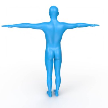 Erkekler arka planda izole edilmiş