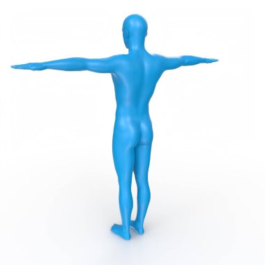 Erkekler arka planda izole edilmiş