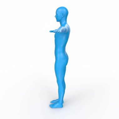 Erkekler arka planda izole edilmiş