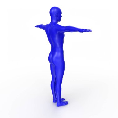 Erkekler arka planda izole edilmiş