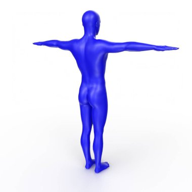 Erkekler arka planda izole edilmiş