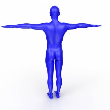 Erkekler arka planda izole edilmiş