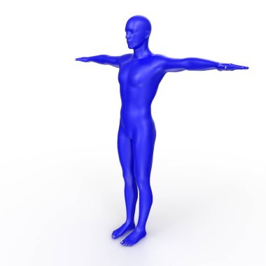 Erkekler arka planda izole edilmiş