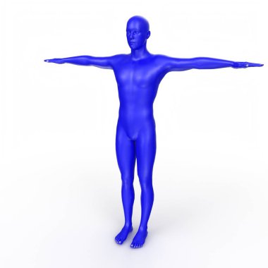 Erkekler arka planda izole edilmiş