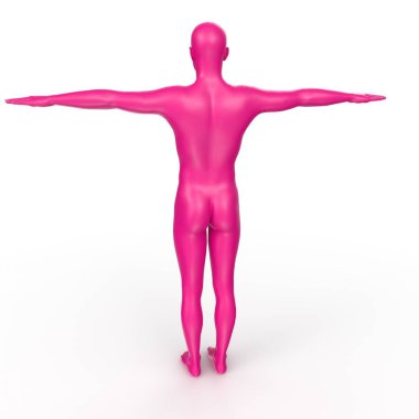 Erkekler arka planda izole edilmiş