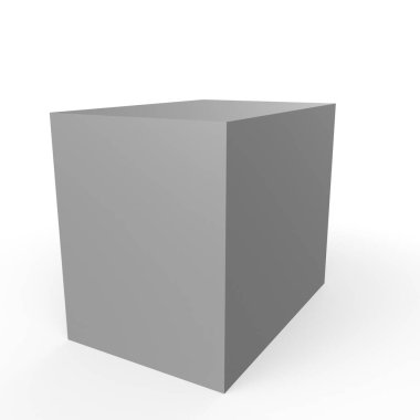 Modern mutfak dolabı arka planda izole