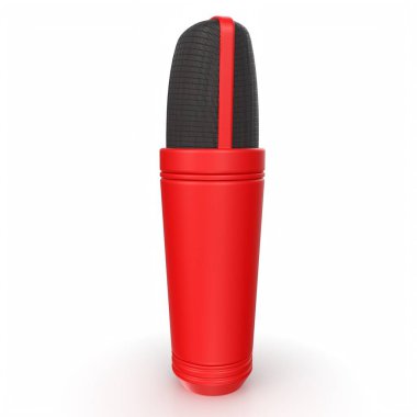 mikrofon arka planda izole