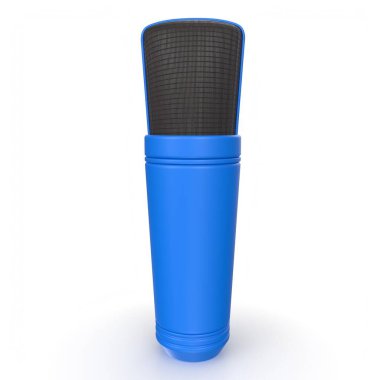 mikrofon arka planda izole