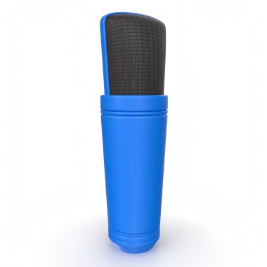 mikrofon arka planda izole