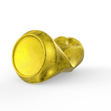 Arkaplanda teneke kutu izole