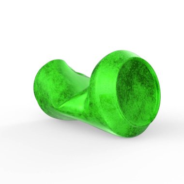 Arkaplanda teneke kutu izole