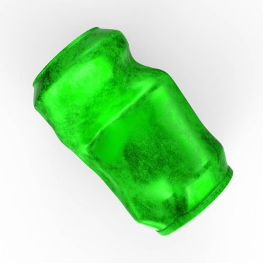 Arkaplanda teneke kutu izole