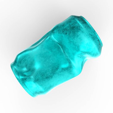 Arkaplanda teneke kutu izole