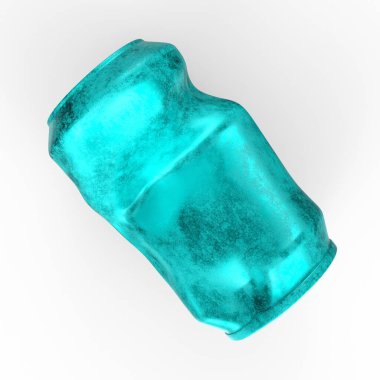 Arkaplanda teneke kutu izole