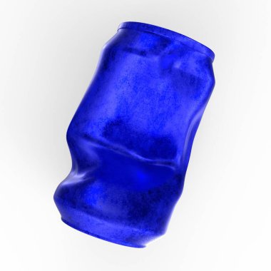 Arkaplanda teneke kutu izole