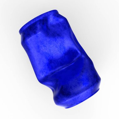 Arkaplanda teneke kutu izole