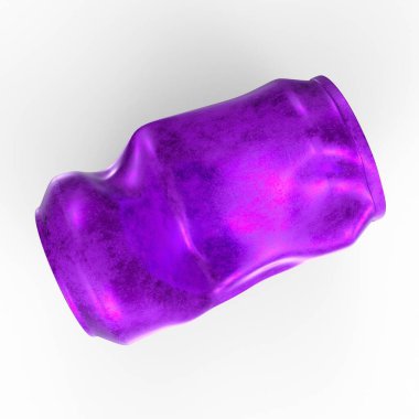 Arkaplanda teneke kutu izole