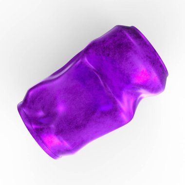 Arkaplanda teneke kutu izole